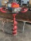 Earthquake Single Man Power Auger w/ 6 in auger