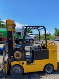 Allis Chalmers Triple Mast LP Forklift.