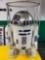 Large size, approx 40 inches tall, fiberglass R2D2 with light up lights