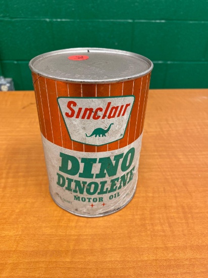 Dino Dinoline 1 quart motor oil can (empty)
