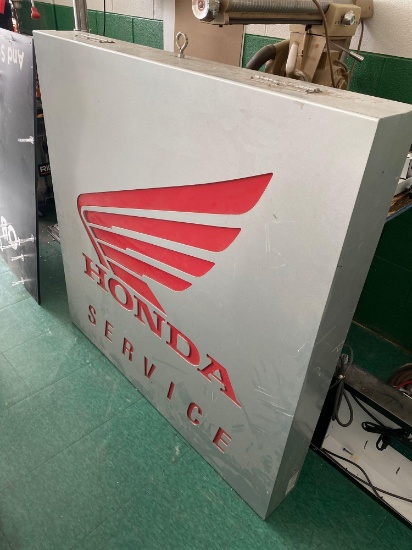 Honda Service sign, 49 x 49 inches