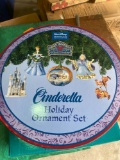 Walt Disney World Showcase Collection Cinderella Holiday Ornament Set