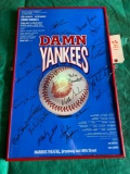 Damn Yankees Signed by original cast Framed Broadway Show Poster 22x14