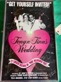 Get Yourself Invited Tony & Tinas Wedding Signed by original cast Framed Broadway Show Poster 22x14