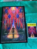 Pippen Signed by original cast Framed Broadway Show Poster 22x14 w/Playbill