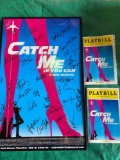 Catch Me If You Can Signed by original cast Framed Broadway Show Poster 22x14 w/ Playbill