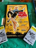 Matthew Broderick in Nice Work If You Can Get it Signed by original cast Framed Broadway Show Poster