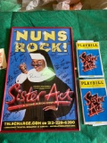 Sister Act Nuns Rock Signed by original cast Framed Broadway Show Poster 22x14