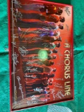 A Chorus Line Signed by original cast Framed Broadway Show Poster 22x14