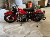 Franklin Mint 1948 Harley Davidson Pan Head Road Rally Edition 1:10