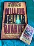 Million Dollar Quartet Signed by original cast Framed Broadway Show Poster 22x14