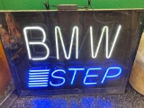 BMW STEP Neon Sign 48 in wide x 35 in tall