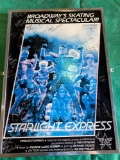 Starlight Express Signed by original cast Framed Broadway Show Poster 22x14