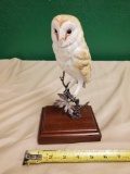 Porcelain owl figurine