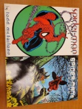 Marvel spiderman's tangled web book and spiderman visionaries book