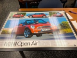 Mini Cooper Open Air framed auto poster