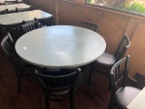 1 Round Table & 5 Chairs