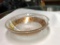 Gilded Crystal Bowl and Additional Serving Pieces