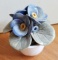 Blue Flower Porcelain Figurine