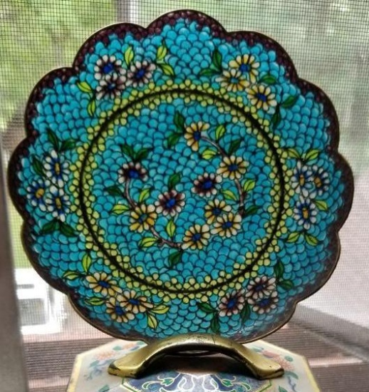 Decorative Stained Glass Plate