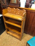 Carved Wood Bookshelf