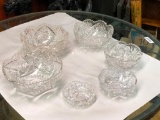 Set of 6 Crystal Stacking Bowls