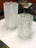 2 Crystal Vases