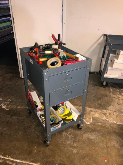 Tool Cart with 2 drawers filled with tools!