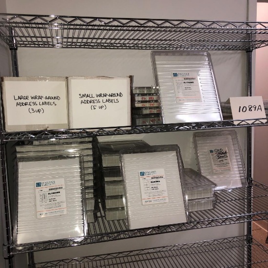 Various labels - Various sizes and shapes