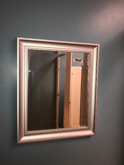 Metallic Framed Mirror