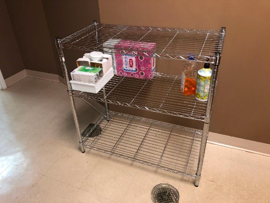 Stainless 3 Shelf Rack