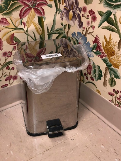 Stainless Flip Top Garbage Can