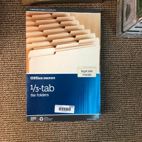 Legal file folders
