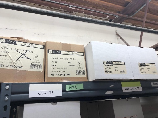 Contents of top shelf on rack