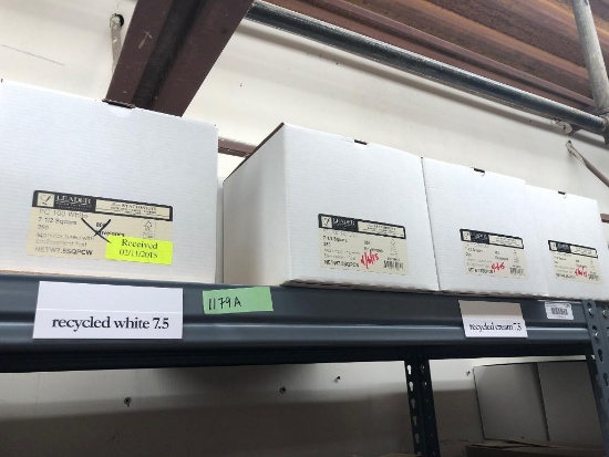 Contents of top shelf on rack