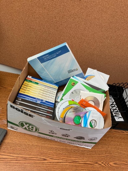 Box of Various Computer Software