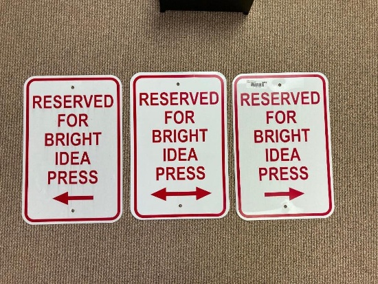 Set of 3 Bright Ideas Signs