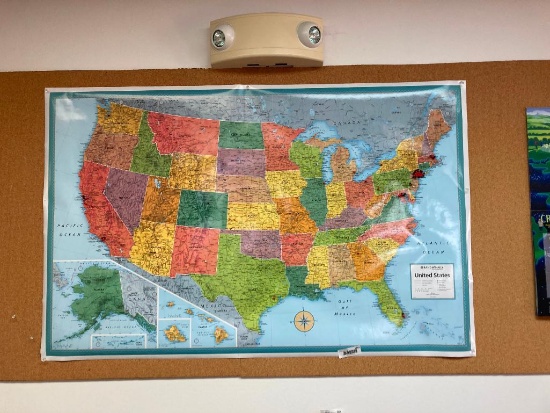 Rand McNally Laminated Map of the United States