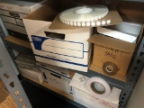2 Shelves of Skinny tape, glue dots, plastic paper sleeves, tab refills and high tack photo tape