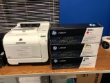 HP Laser Jet Pro Color Laser Printer With Ink Cartridges