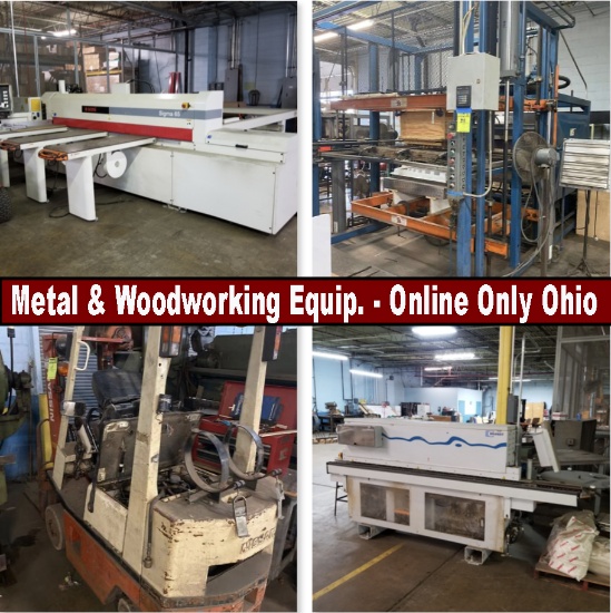 Metal, Plastic & Woodworking Equipment & Machines