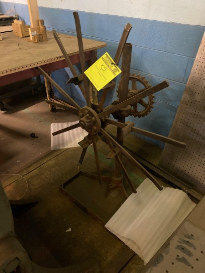 Large banding winder, 42 inches across