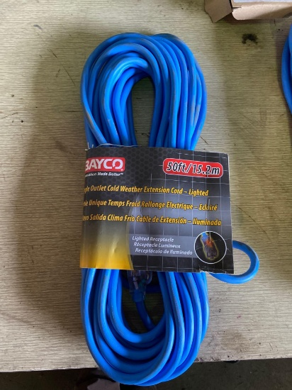 New Bayco 50ft extension cord