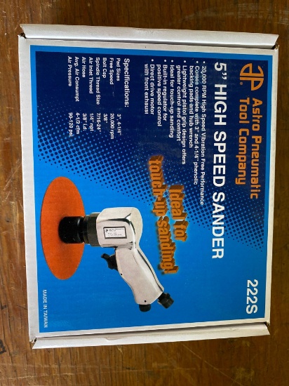 New in box 5in high speed air powered sander