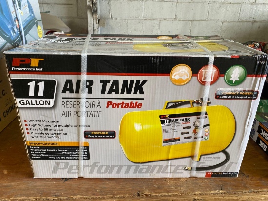 New in box Performance Tool 11 gal portable air tank
