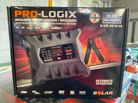 New in box Pro-Logic battery charger/maintainer-20amp- 6/12v