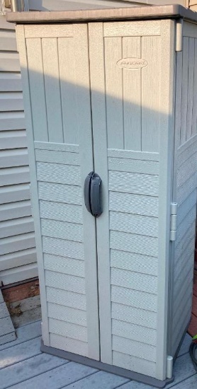 Suncast Yard Shed with Gardening Contents