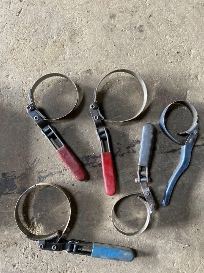 Group of assorted filter wrenches