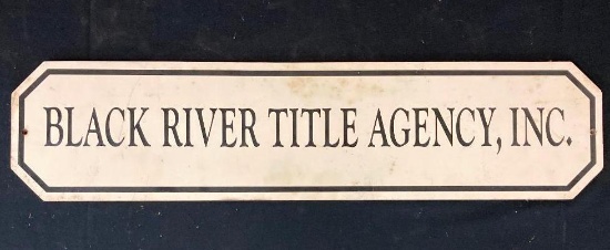 Black River Title Agency Sign
