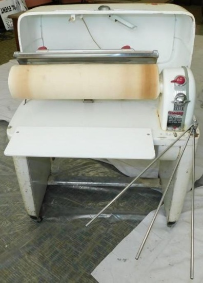 Vintage Kenmore Mangle (Automatic Ironer) with Baked Enamel White Hood